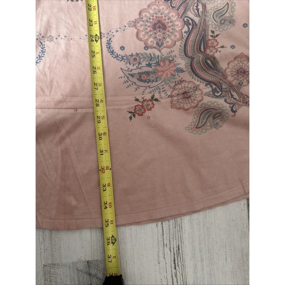 Blu Pepper Floral Paisley Tunic Tank Dress Large - Picture 8 of 9